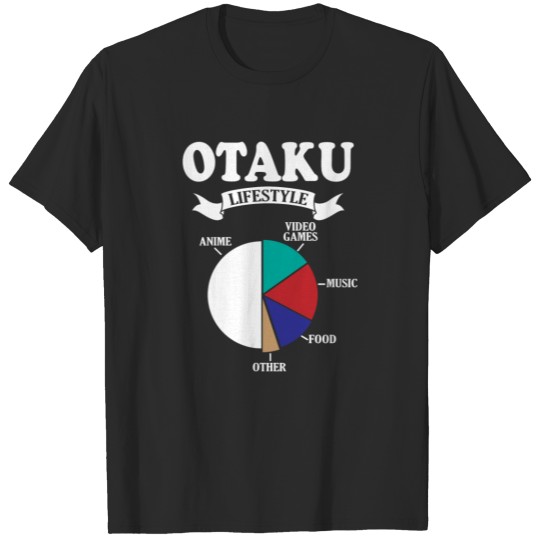 Otaku Anime Chart Japan Gift T-shirt