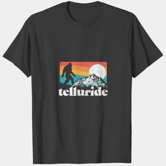Telluride Colorado Bigfoot Mountains Gift Tee T-shirt