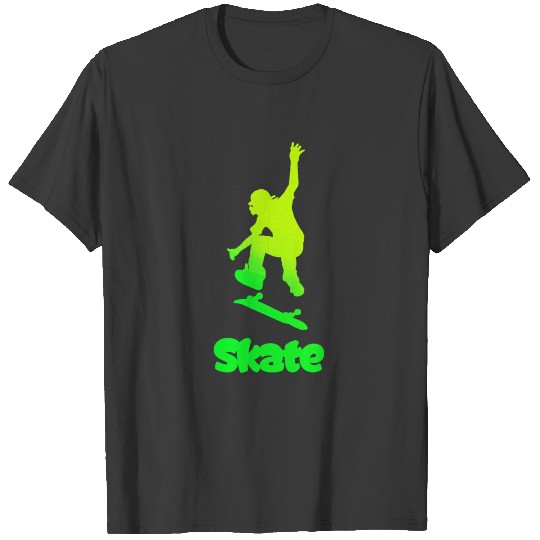 skate skateboarding skater T-shirt