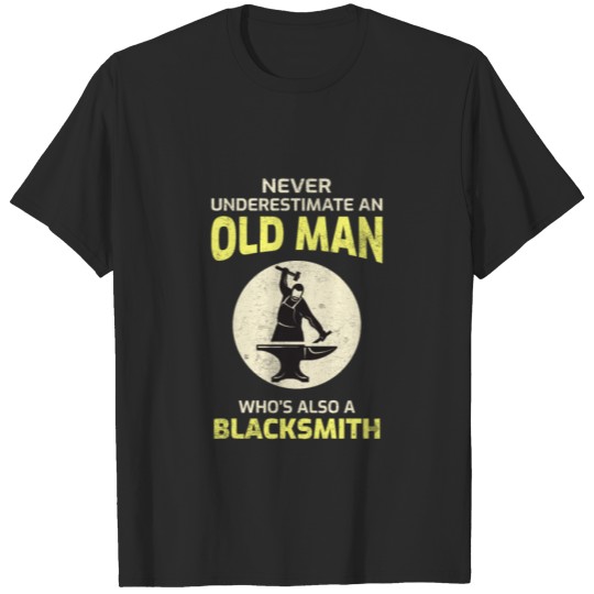 Discover Blacksmith Metalsmith Metal Worker Dad Grandpa T-shirt