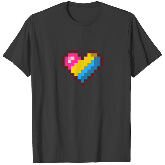 Gaymer LGBT Retro Pride Shirt Pansexual Gamer T-shirt