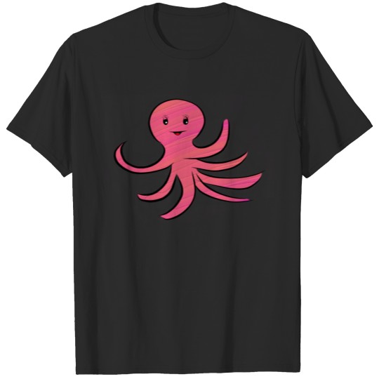 Discover octopus with smooth tenticles T-shirt