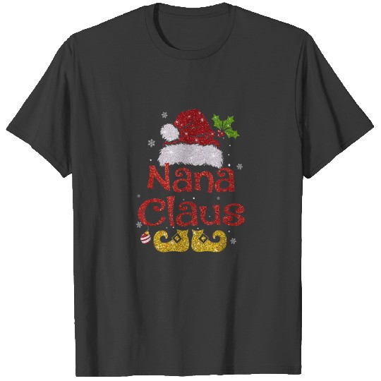 Santa Nana Claus Christmas Family T-shirt