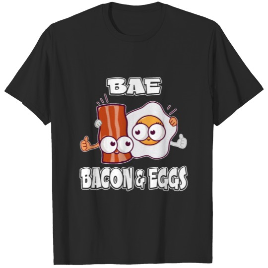 BAE Bacon & Eggs Matching Perfect Couple Party T-shirt