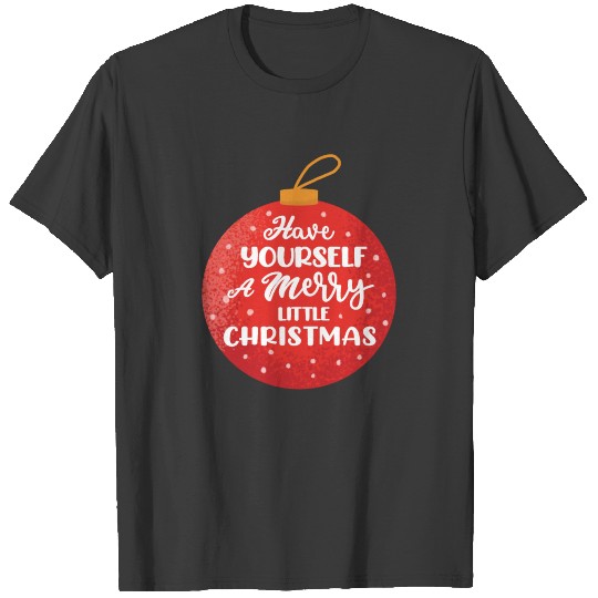 Christmas Balls Merry Little Xmas Gift T-shirt