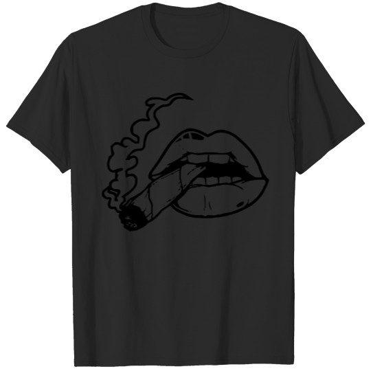 Discover Dripping Lips Weed, Joint Drip Lips , Weed ,Funny T-shirt