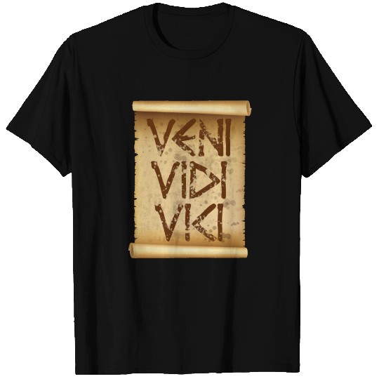 VENI VIDI VICI - Julius Caesar - vintage style T-shirt
