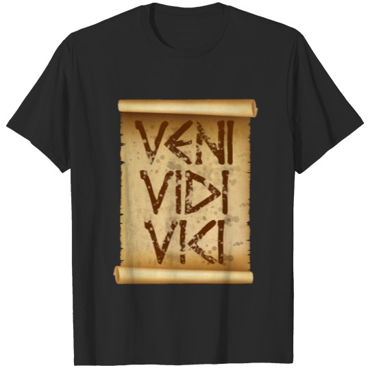 Discover VENI VIDI VICI - Julius Caesar - vintage style T-shirt