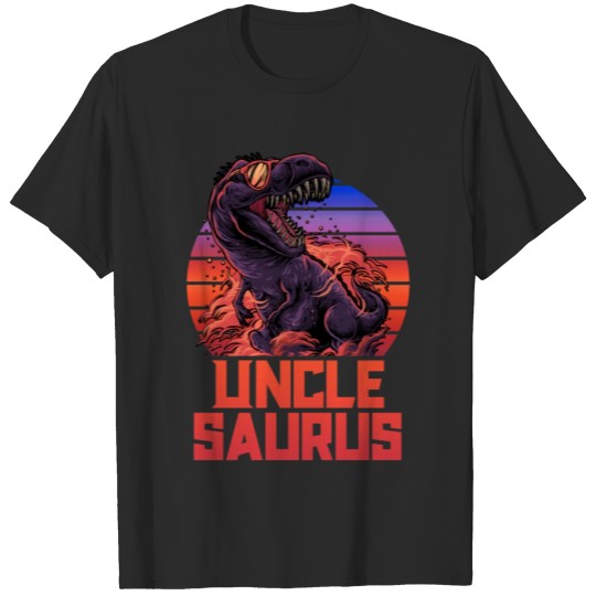 Unclesaurus TRex Shirt Uncle Saurus Retro 80s T-shirt