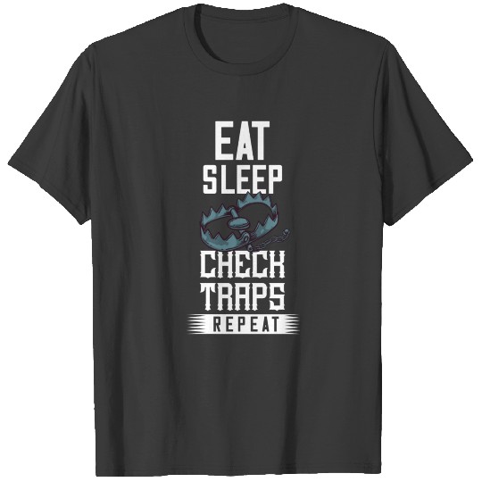 Trapper Trapping Gift Snare Trap Fur Traders T-shirt