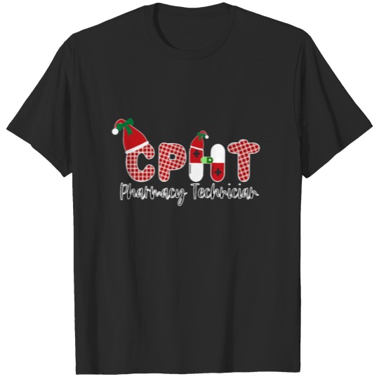 Discover cpht christmas pharmarcy technician gift T-shirt