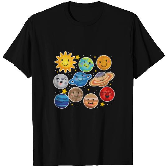 Solar System Children Astronomy T-shirt