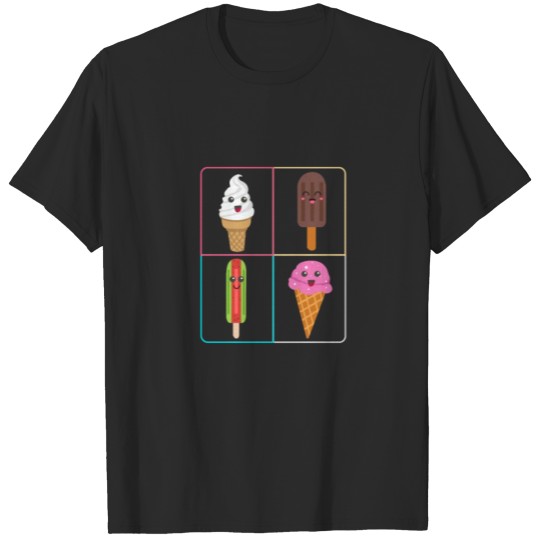 Ice Cream Lover Cute Summer Dessert T-shirt