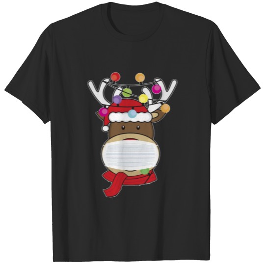 Discover Xmas Lights Reindeer Santa - Christmas T-shirt