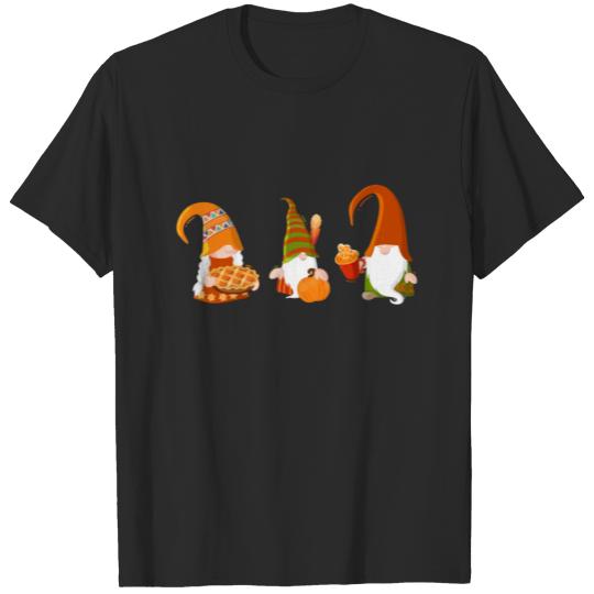 Discover Three Gnomes Pumpkin Pie - Thanksgiving T-shirt