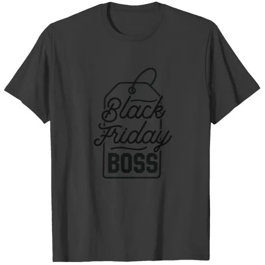 Holiday Shopping Black Friday Boss Funny Christmas T-shirt