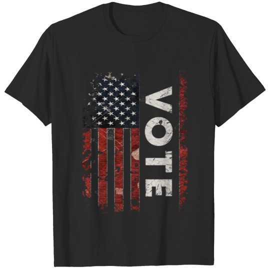 Discover Vote USA Flag T-shirt