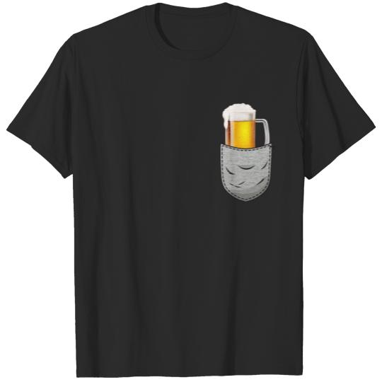 Discover Beer in the Burst Bag Funny Beer Sayings T-shirt
