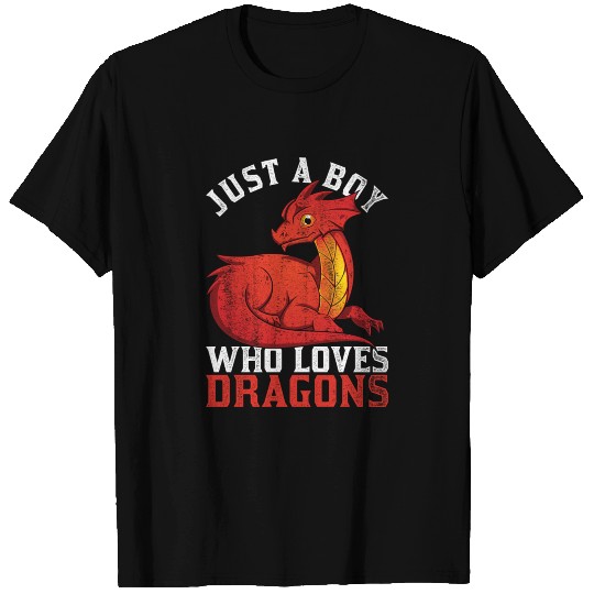 Dragon Fantasy Fan Boy T-shirt