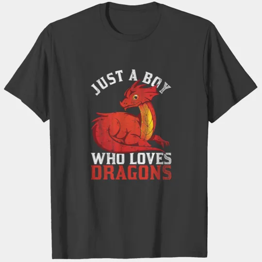 Dragon Fantasy Fan Boy T-shirt