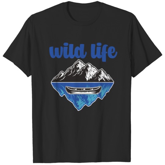Discover Wild life camp wood mountain gift christmas T-shirt