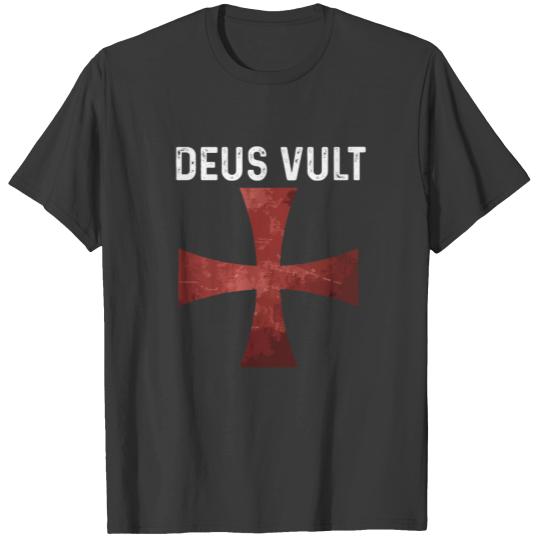 Deus Vult Virgin Christian Faith Hope T-shirt
