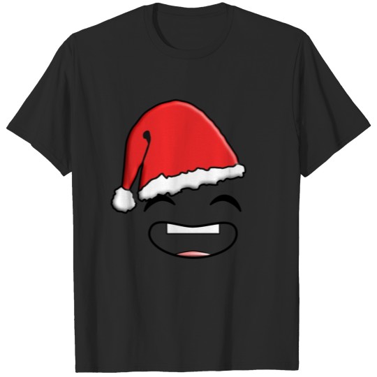 Discover Santa Happy Face I Love Christmas T-shirt