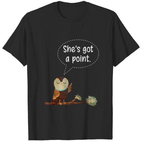 Discover She's Got A Point Intelligent Student Graduation T-shirt