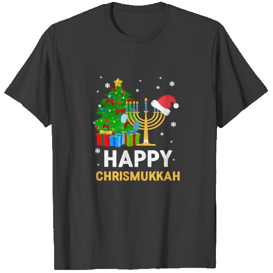 Happy Chrismukkah Funny Hanukkah And Christmas T-shirt