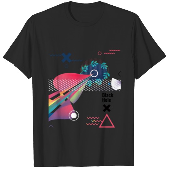 Discover Black Hole Abstract a mystery T-shirt