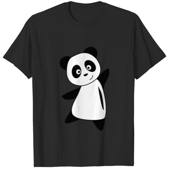 Discover Panda Panda Bear Cute Animals For Kids Teddy Bear T-shirt