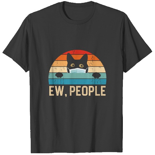 Ew People Black Cat Lover T-shirt