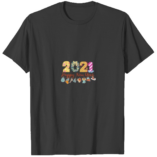 2021 Happy new year T-shirt