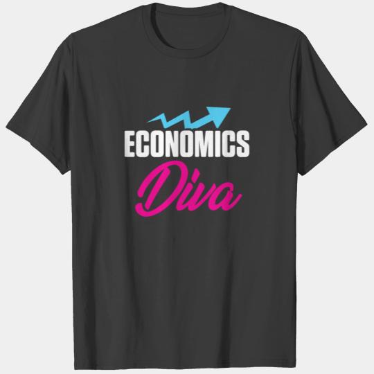 Economist Diva Business Economics Graduate T-shirt