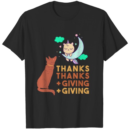 thanksgiving Turkey Unicorn Grateful Gift for girl T-shirt