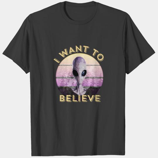 I want to believe Ufo Allien Space Aerea 51 T-shirt