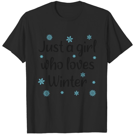 Discover Winter Love Saying Girl Christmas Gift T-shirt