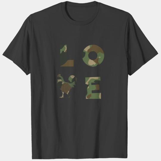 Chicken Camo Military Camouflage Chicken Farmer T-shirt