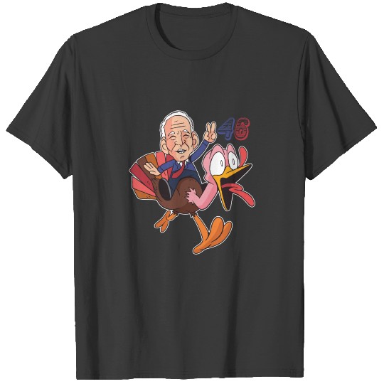 Funny Joe Biden Thanksgiving Turkey Halloween Cost T-shirt
