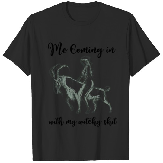 Wicca Pagan Witch Wiccan Goat Witchcraft Goth T-shirt