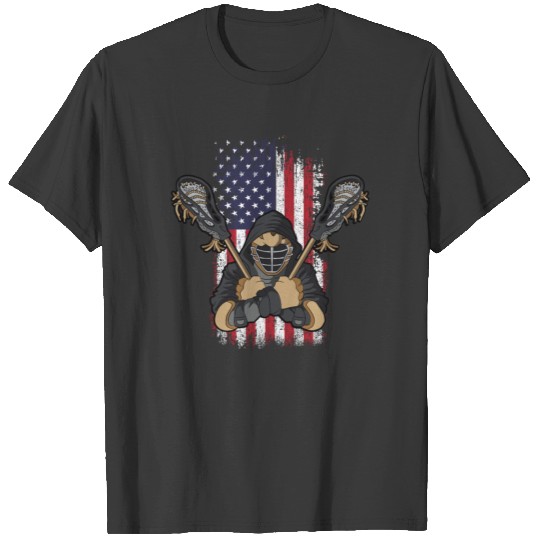 lacrosse usa T-shirt