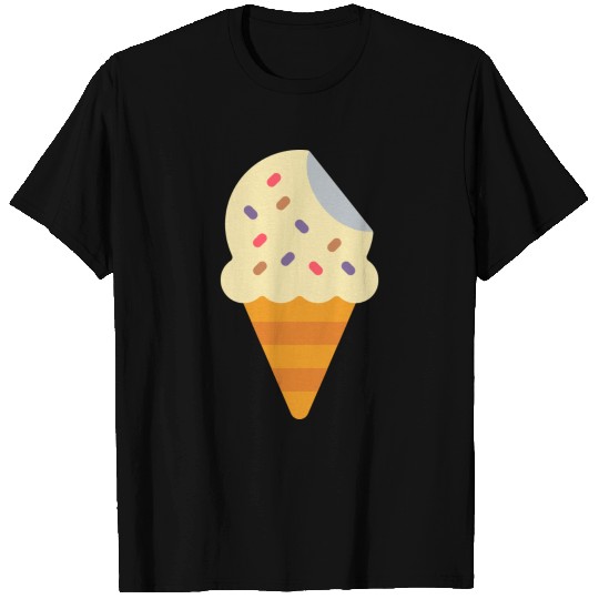 Vanilla ice cream cone with sprinkles T-shirt