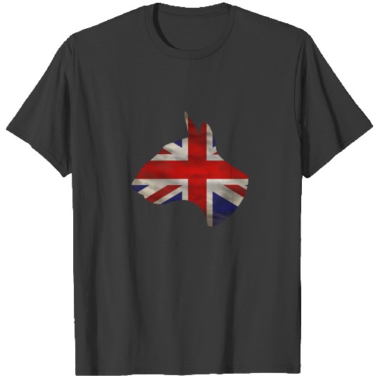Bull Terrier Dog Silhouette Great Britain T-shirt