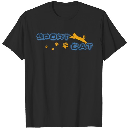 Discover SPORT CAT blue T-shirt