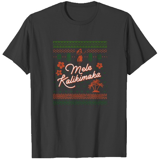 Mele Kalikimaka Christmas Sweater T-shirt