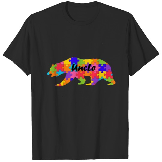 Discover Uncle Bear Autism Awareness T-shirt