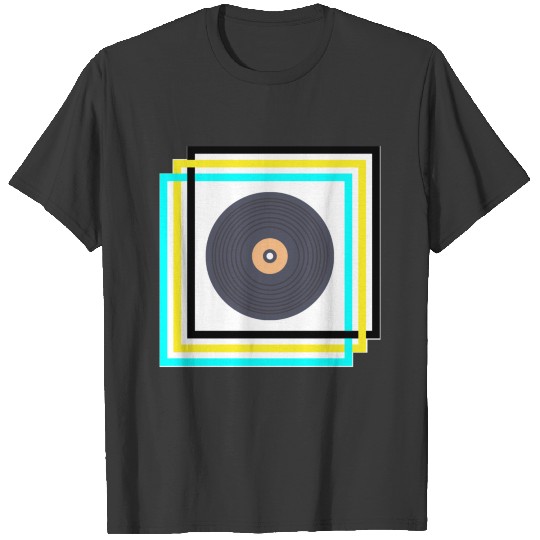 Discover Futuristic Disco Plate T-shirt