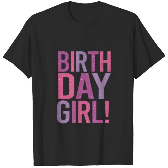 Discover Birthday Girl Funny Awesome Party Cute Kids Gift T-shirt