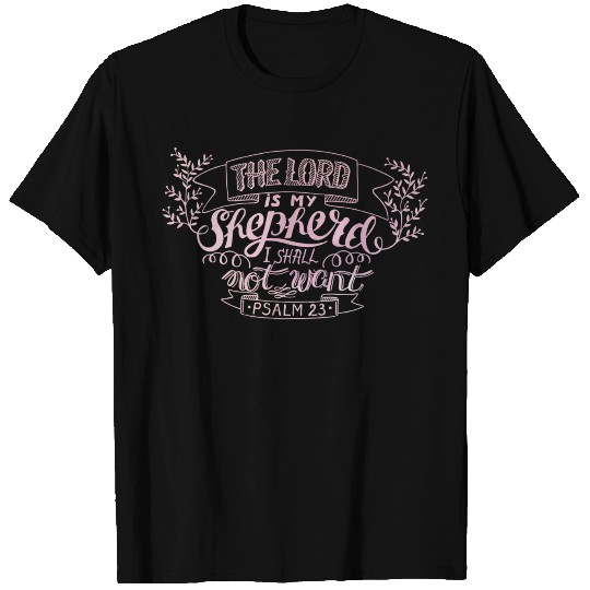 The Lord Is My Shepherd Christian Religious T-shirt