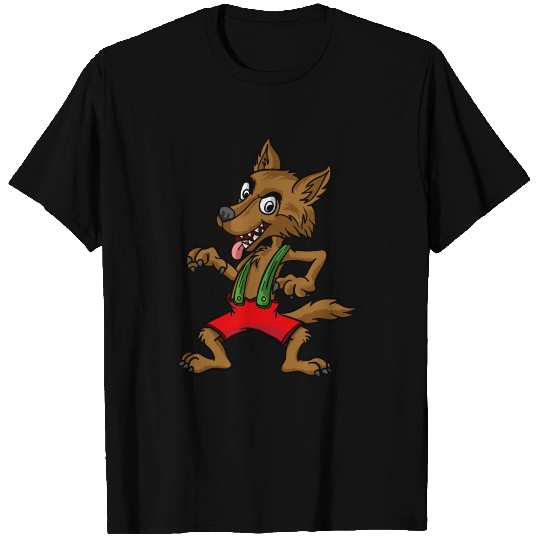 Big Bad Wolf - Three Pigs Lazy Halloween Costume T-shirt